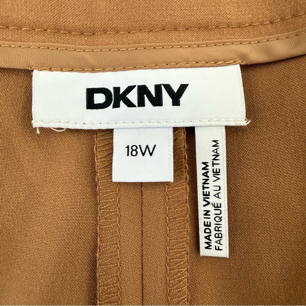 NWOT Women’s DKNY Seamed Waistband Wide Leg Pants Office Work Plus Size 18W - Picture 12 of 16